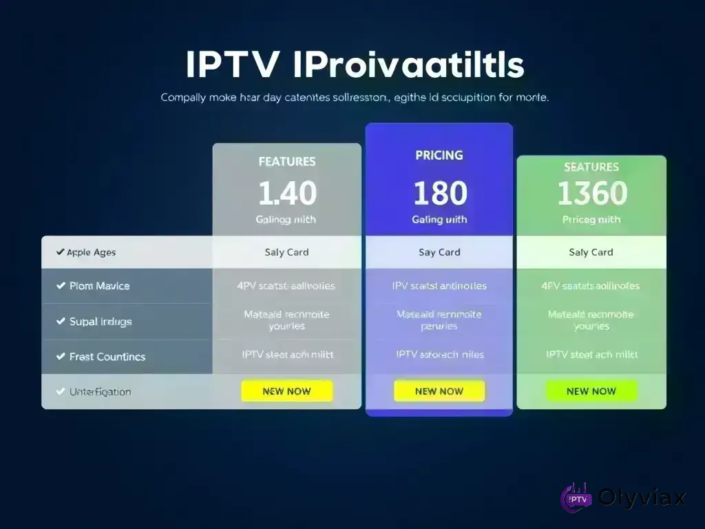 Visual comparison of Olyviax pricing tiers